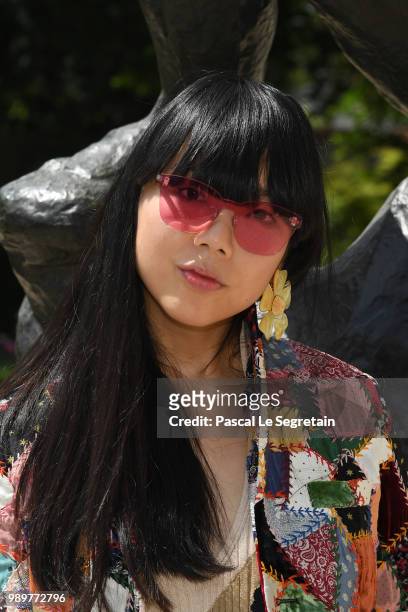 Susie Lau attends the Christian Dior Haute Couture Fall Winter 2018/2019 show as part of Paris Fashion Week on July 2, 2018 in Paris, France.