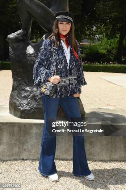 Guest attends the Christian Dior Haute Couture Fall Winter 2018/2019 show as part of Paris Fashion Week on July 2, 2018 in Paris, France.