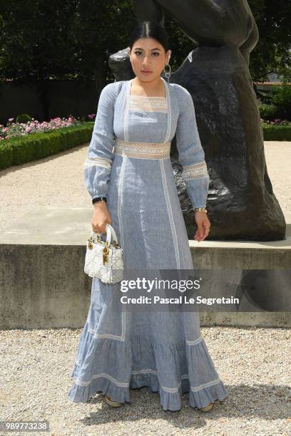 Sirivannavari Nariratana attends the Christian Dior Haute Couture Fall Winter 2018/2019 show as part of Paris Fashion Week on July 2, 2018 in Paris,...