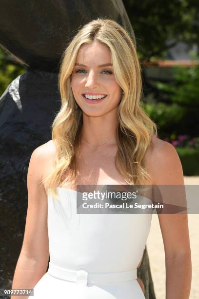 Annabelle Wallis attends the Christian Dior Haute Couture Fall Winter 2018/2019 show as part of Paris Fashion Week on July 2, 2018 in Paris, France.