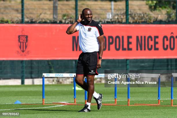 Patrick Vieira head coach of Nice during the Training Session of OGC Nice on July 2, 2018 in Nice, France.