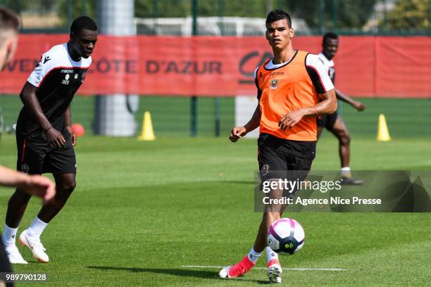 Danilo of Nice during the Training Session of OGC Nice on July 2, 2018 in Nice, France.