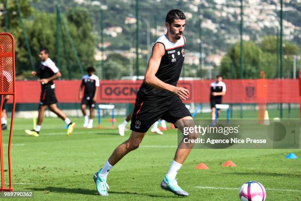 Pierre Lees-Melou of Nice during the Training Session of OGC Nice on July 2, 2018 in Nice, France.