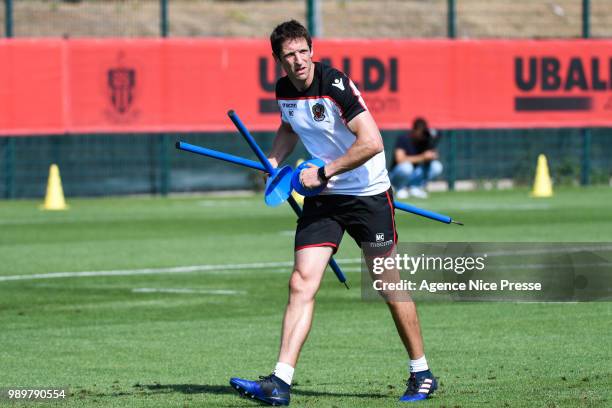 Matt Cook assistant coach oàf Nice during the Training Session of OGC Nice on July 2, 2018 in Nice, France.