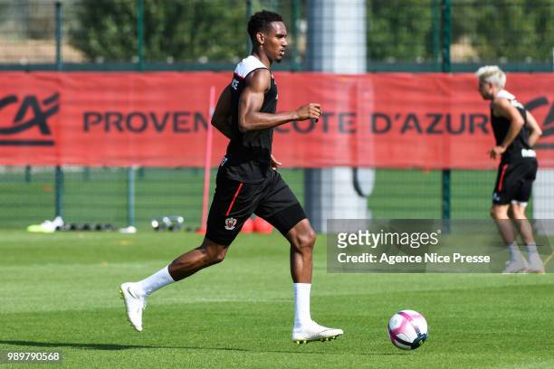 Christophe Herelle of Nice during the Training Session of OGC Nice on July 2, 2018 in Nice, France.