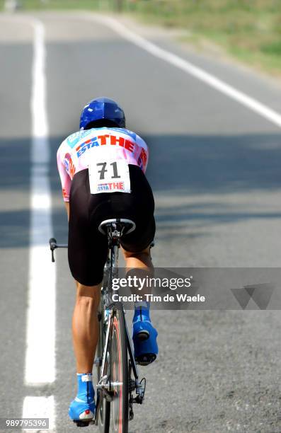 Giro D'Italia, Tour Of Italy Stage 18Savoldelli Paolo Pink Jersey Maillot Rose Roze Trui Stage 18 : Chieri - Torino Time Trial, Contre La Montre,...