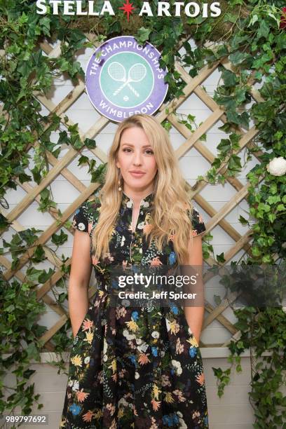 Stella Artois hosts Ellie Goulding at The Championships, Wimbledon as the Official Beer of the tournament at Wimbledon on July 2, 2018 in London,...