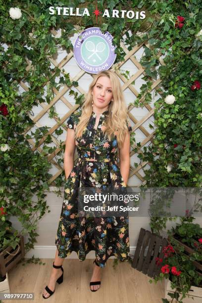 Stella Artois hosts Ellie Goulding at The Championships, Wimbledon as the Official Beer of the tournament at Wimbledon on July 2, 2018 in London,...