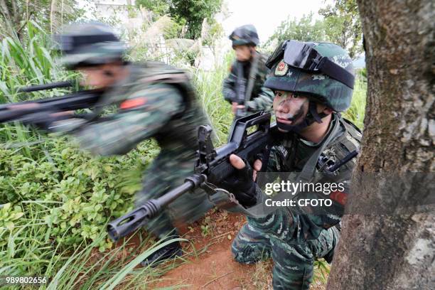 Chenzhou, Hunan, China, 1st July 2018. 1st July 2018 was the 97th anniversary founding of the Communist Party of China. The Hunan branch of the...