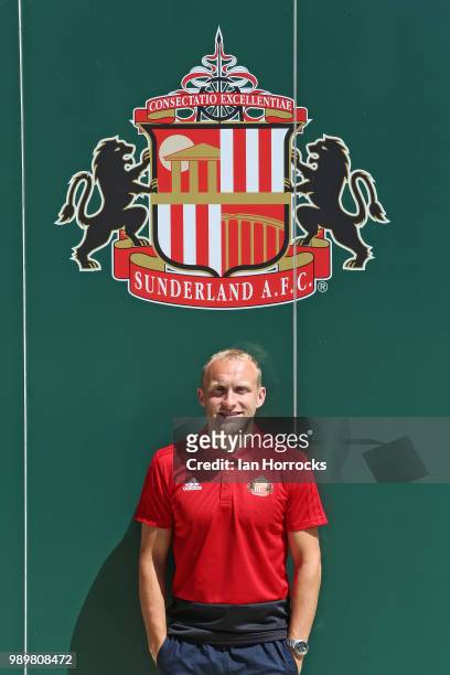 New signing Dylan McGeouch pictured at The Academy of Light on July 2, 2018 in Sunderland, England.