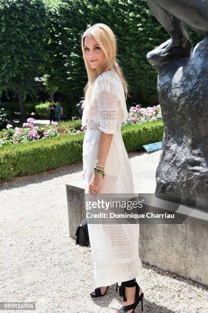 Charlotte Groeneveld attends the Christian Dior Couture Haute Couture Fall/Winter 2018-2019 show as part of Haute Couture Paris Fashion Week on July...