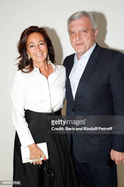 Sidney Toledano and his wife Katia attend the Christian Dior Haute Couture Fall Winter 2018/2019 show as part of Paris Fashion Week on July 2, 2018...