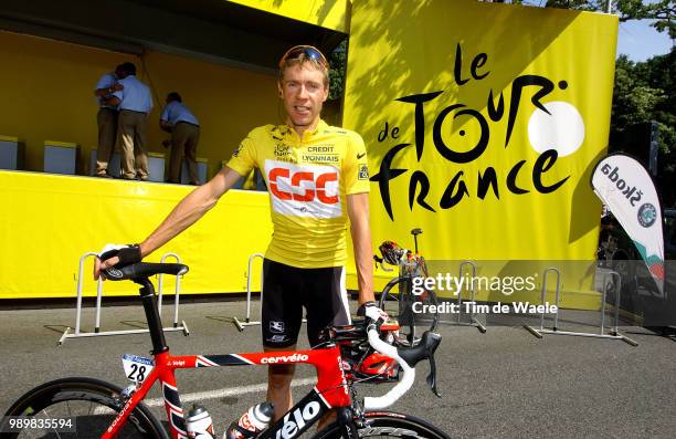 Tour De France 2005, Stage 10Voigt Jens Yellow Jersey Maillot Jersey Maillot Jaunegrenoble - Courchevel Etape Ritronde Van Frankrijk, Tdf, Uci Pro...