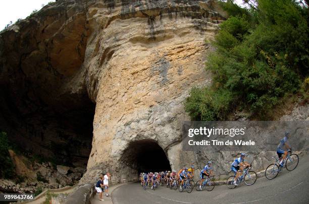 Tour De France 2005, Stage 15 Illustration Illustratie, Peleton Peloton, Landscape Paysage Landschap, Team Discovery Channel, Armstrong Lance Yellow...