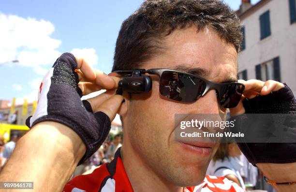 Tour De France 2005, Stage 19Sastre Carlos , Oakley Sun Glasses Lunettes Zonne Bril, Blootoothissoire - Le Puy-En-Velayetape Ritronde Van Frankrijk,...