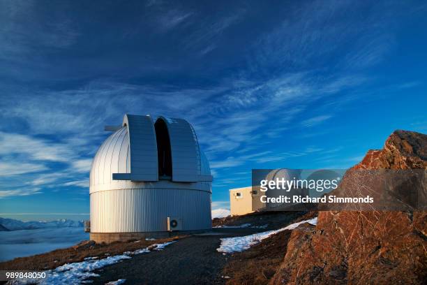 observatory tekapo new zealand - tekapo stock pictures, royalty-free photos & images