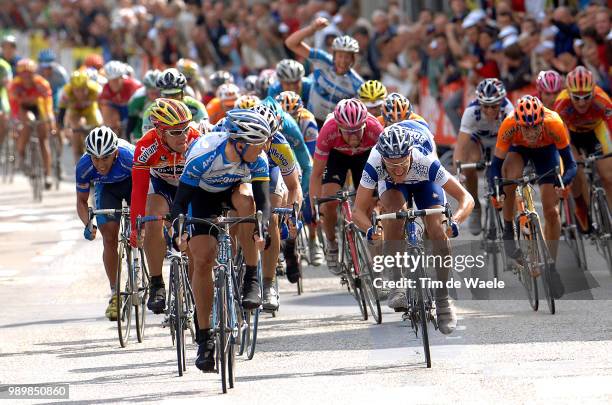 Eneco Tour 2005, Stage 6Arrival Sprint, Van Heeswijk Max , Ongarato Alberto , Van Dijk Stefan , Steels Tom , Bennati Daniele , Davis Allan , Klier...