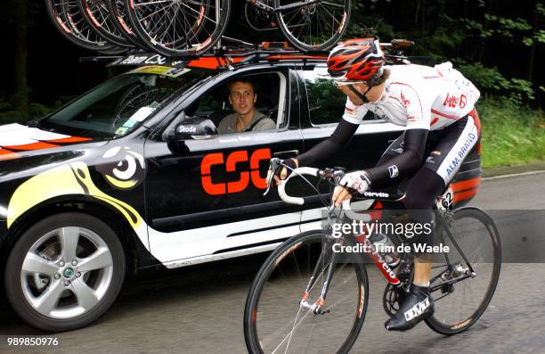 Eneco Tour 2005, Stage 6Hoffman Tristan Sportsdirector Team Csc, Vandevelde Christian White Jerseystage 6 : Verviers - Hasselt Uci Pro Tour, Etape,...