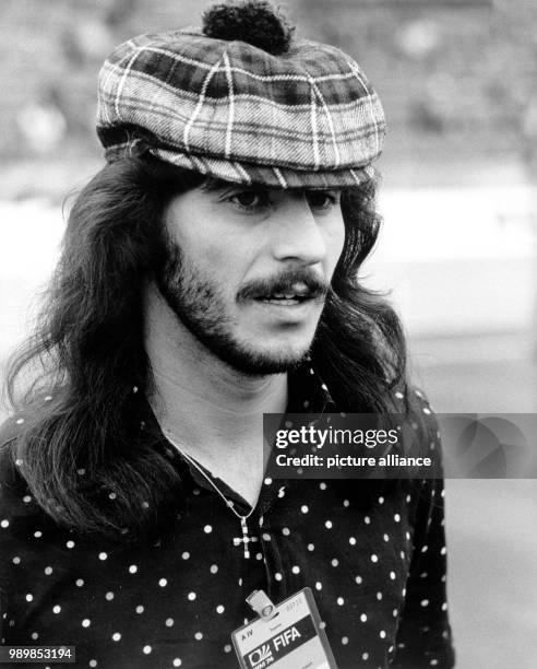 Argentina's striker Ruben Hugo Ayala at Stuttgart's Neckar stadium. The match against Italy in a group stage game at the 1974 FIFA World Cup hosted...