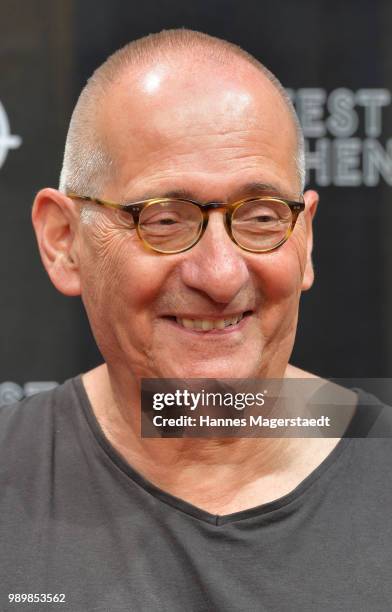 Dominik Graf attends the premiere of the movie 'Hanne' as part of the Munich Film Festival 2018 at Gloria Palast on July 2, 2018 in Munich, Germany.