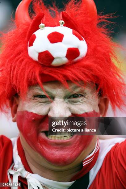 Polish supporter prior to the group A match of 2006 FIFA World Cup between Germany and Poland in Dortmund on Wednesday, 14 June 2006. DPA/MICHAEL...