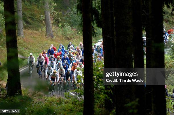 Tour Of Germany, Stage 7Illustration Illustratie, Peleton Peloton, Landscape Paysage Landschap, Rain Pluie Regen, Forest Bois Fã´Ret Bos Woudstage 7...