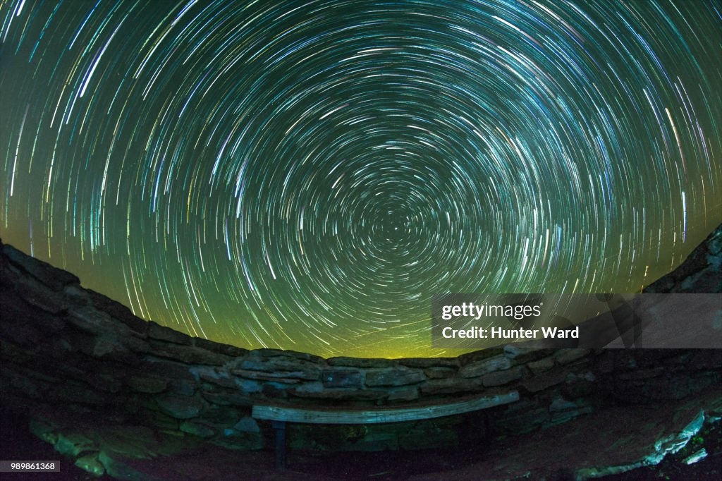 Craggy Pinnacle Star Trails