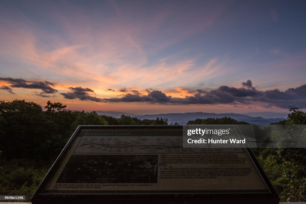 Wayah Bald Sunset