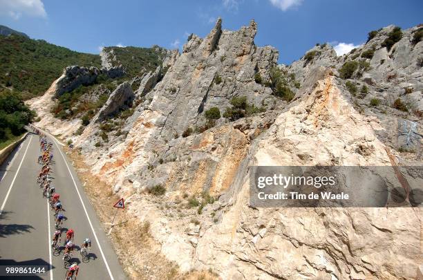 Tour Of Spain - Vuelta, Stage 13Illustration Illustratie, Peleton Peloton, Landscape Paysage Landschap, Mountains Montagnes Bergenstage 13 : Burgos -...