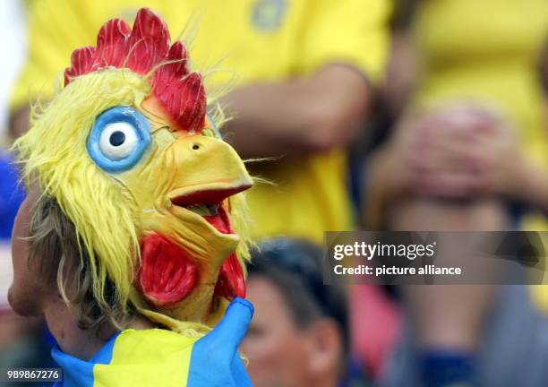 Supporter from Sweden prior the group B match of 2006 FIFA World Cup between Sweden and England in Cologne on Tuesday, 20 June, 2006. DPA/BERND...