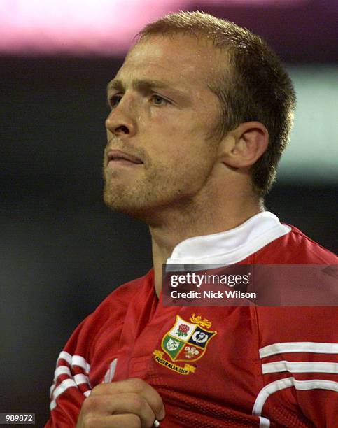 Matt Dawson of the British Lions after kicking the conversion to win the match 30-28 in the match between the British and Irish Lions and the ACT...