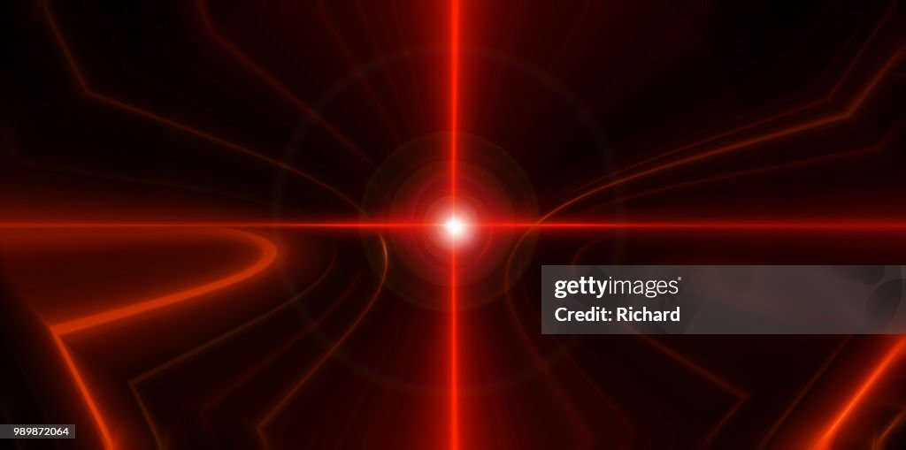 Red Led Target Abstract Red Target High-Res Stock Photo - Getty Images