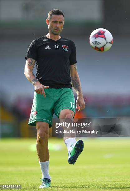 Cork , Ireland - 2 July 2018; Damien Delaney of Cork City prior to the pre-season friendly match between Cork City and Portsmouth at Turners Cross in...