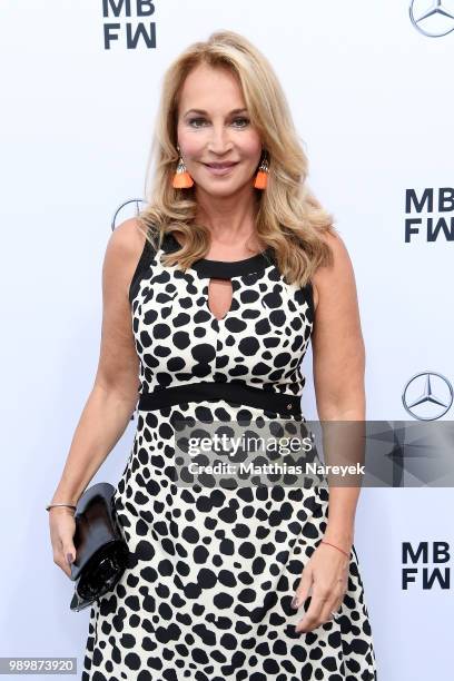 Caroline Beil attends the Guido Maria Kretschmer show during the Berlin Fashion Week Spring/Summer 2019 at ewerk on July 2, 2018 in Berlin, Germany.