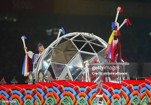 World Cup held in South Korea and Japan, opening game Group A, France vs. Senegal, Opening Ceremony.