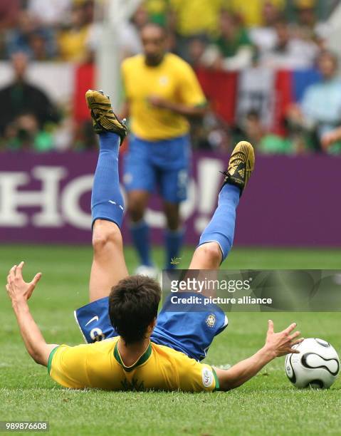 World Cup, last sixteen, England - Ecuador, Brazil's Kaka.