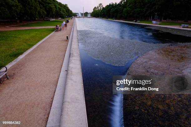 hermann park lake - hermann park stock pictures, royalty-free photos & images