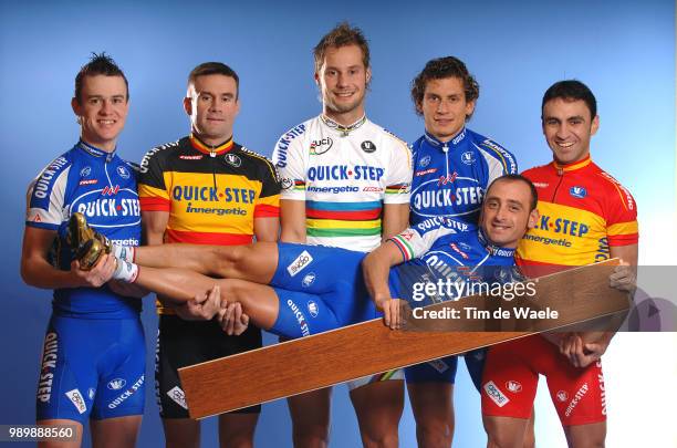 Team Quick-Step Innergetic 2006Bettini Paolo , Nuyens Nick , Baguet Serge , Boonen Tom , Pozzato Filippo , Garate Cepa Juan Manuel Equipe, Ploeg, Qsi