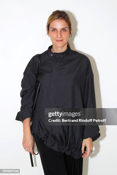 Gaia Repossi attends the Christian Dior Haute Couture Fall Winter 2018/2019 show as part of Paris Fashion Week on July 2, 2018 in Paris, France.