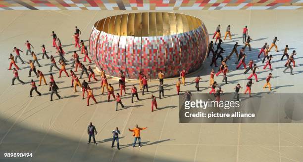 Dancers perform during the opening ceremony of the 2010 FIFA World Cup at Soccer City stadium in Johannesburg, South Africa 11 June 2010. Photo:...
