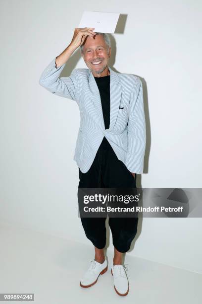 Jean-Paul Goude attends the Christian Dior Haute Couture Fall Winter 2018/2019 show as part of Paris Fashion Week on July 2, 2018 in Paris, France.