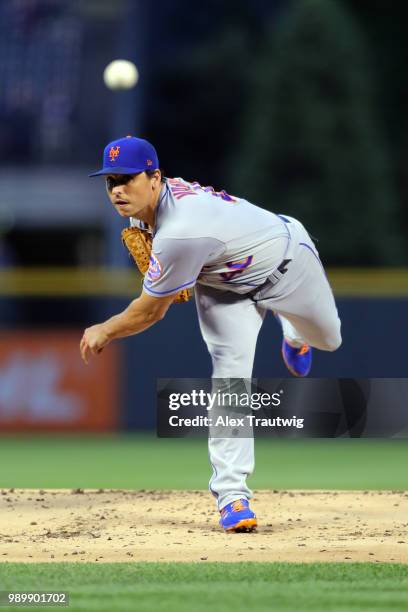 Jason Vargas of the New York Mets pitches during a game against the Colorado Rockies at Coors Field on Tuesday, June 19, 2018 in Denver, Colorado.