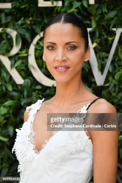 Noemie Lenoir attends the Atelier Swarovski : Cocktail Of The New Penelope Cruz Fine Jewelry Collection as part of Paris Fashion Week on July 2, 2018...