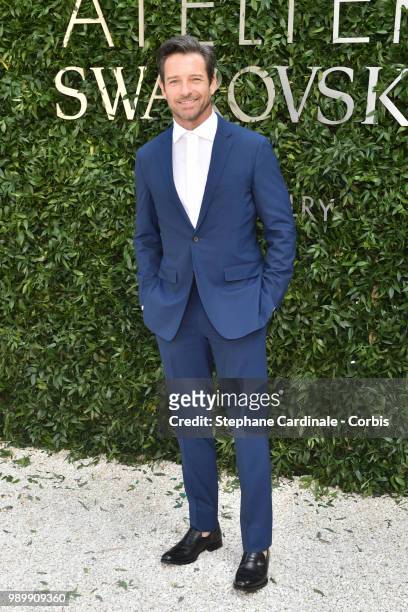 Actor Ian Bohen attends the Atelier Swarovski : Cocktail Of The New Penelope Cruz Fine Jewelry Collection as part of Paris Fashion Week on July 2,...