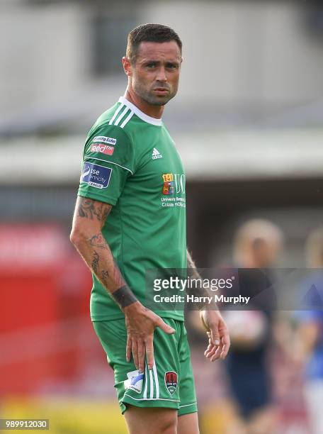 Cork , Ireland - 2 July 2018; Damien Delaney of Cork City in action during the pre-season friendly match between Cork City and Portsmouth at Turners...