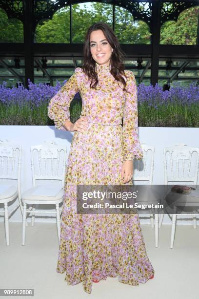 Anouchka Delon attends the Giambattista Valli Haute Couture Fall Winter 2018/2019 show as part of Paris Fashion Week on July 2, 2018 in Paris, France.