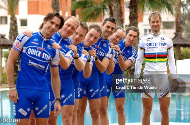 Training Quick-Step Innergeticboonen Tom , Trenti Guido , Knaven Servais , Van Impe Kevin , De Jongh Steven , Hulsmans Kevin , Cretskens Wilfried ,...