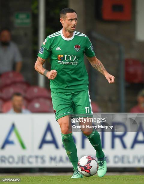 Cork , Ireland - 2 July 2018; Damien Delaney of Cork City in action during the pre-season friendly match between Cork City and Portsmouth at Turners...