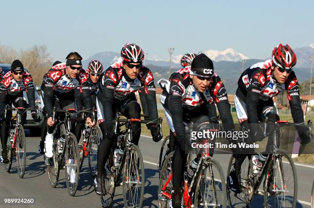 Team Csc 2006Sastre Carlos , Cancellara Fabian , Voigt Jens , Kroon Karsten , Schleck Frank Equipe, Ploeg