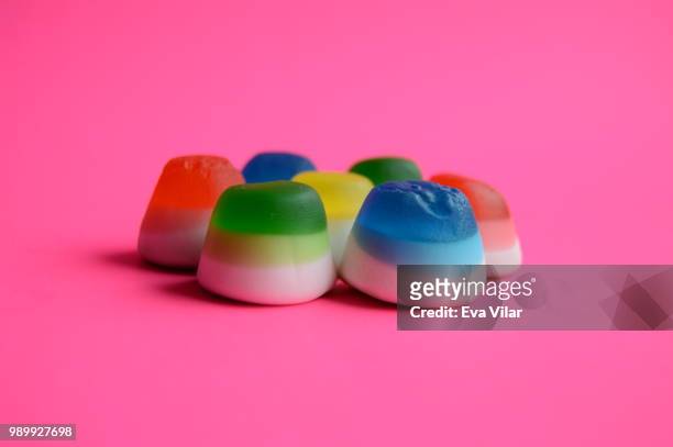 gominolas de colores / candyland - colores 個照片及圖片檔